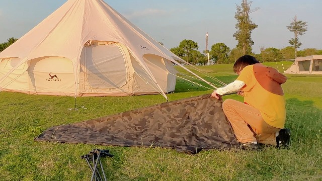 Amazon | MC キャンプコット アウトドアベッド 枕を入れるポケット付き